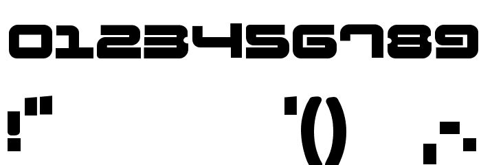 FatsansRotated Font OTHER CHARS