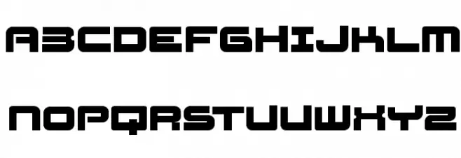 FatsansRotated फ़ॉन्ट अपरकेस
