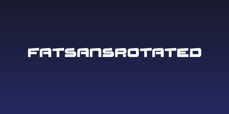 FatsansRotated Social Header