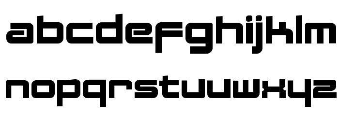 FatsansRotated Font LOWERCASE