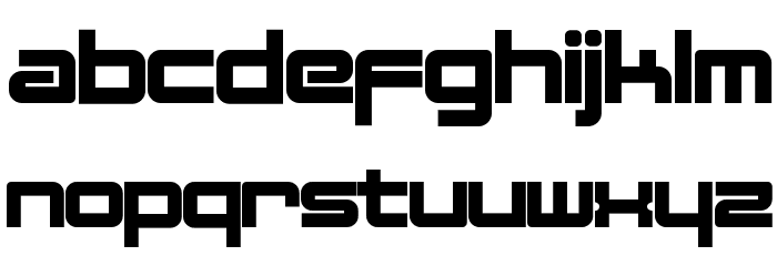 Fatsans Font LOWERCASE