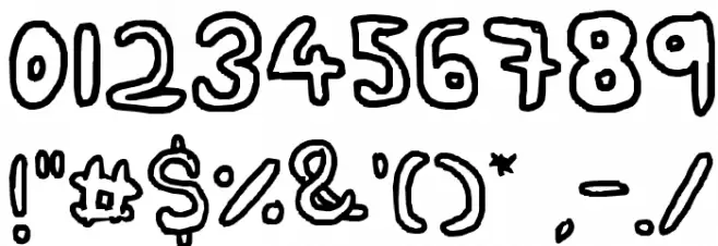 Fatso ;D Font OTHER CHARS