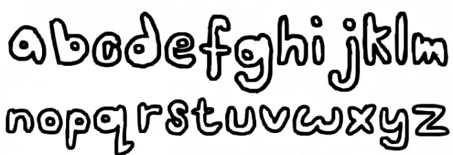 Fatso ;D Font LOWERCASE
