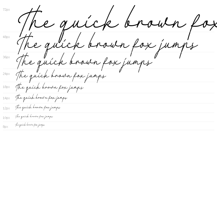 Fattana Italic Waterfall