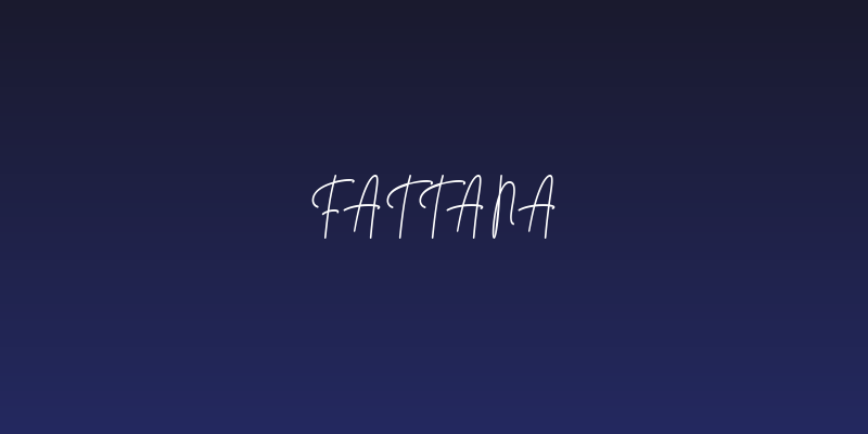 Fattana Social Header