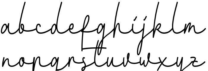 Fattana Font LOWERCASE