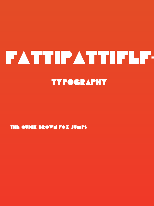 FattiPattiFLF-Bold Poster