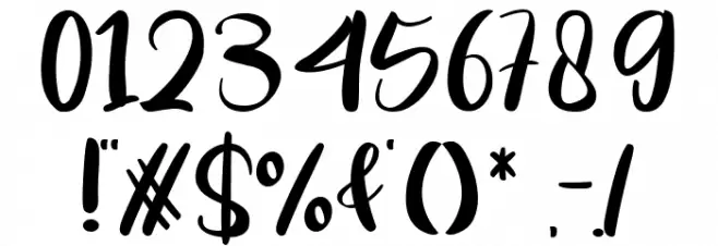 Fattick Font OTHER CHARS