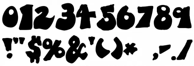 Fatty Bombatty Font OTHER CHARS