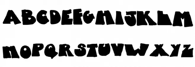 Fatty Bombatty Font UPPERCASE