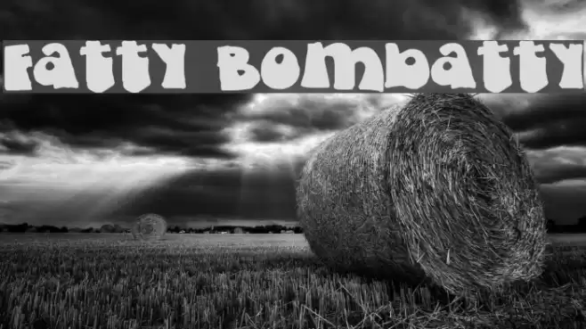 Fatty Bombatty Font examples
