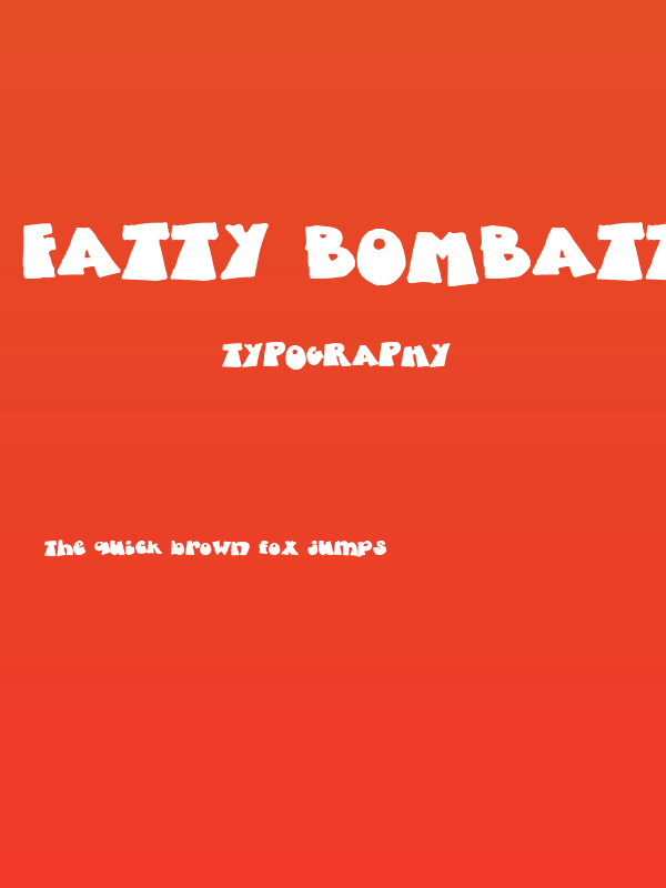 Fatty Bombatty Poster