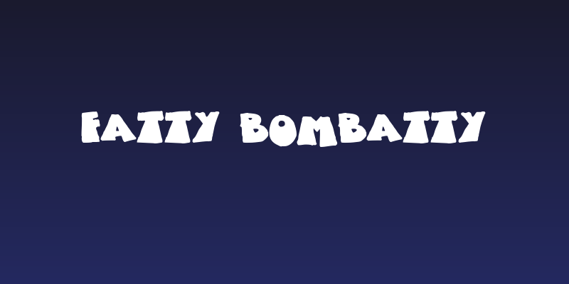 Fatty Bombatty Social Header