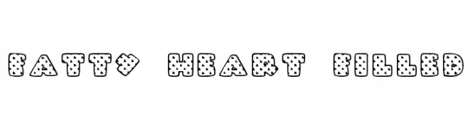 Fatty Heart Filled  baixar fontes gratis