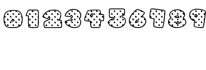 Fatty Heart Filled Font OTHER CHARS