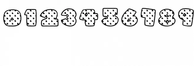 Fatty Heart Filled Font OTHER CHARS