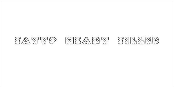 Fatty Heart Filled Logo