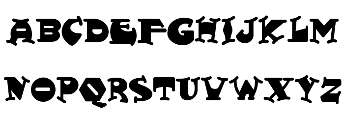 Fatty Snax NF Font LOWERCASE