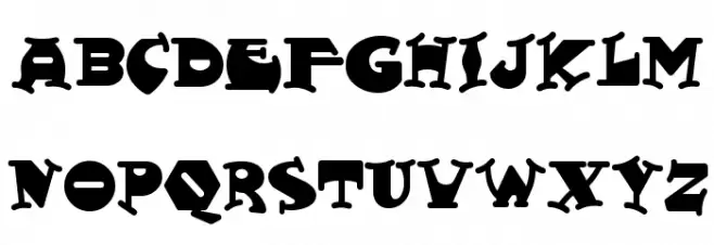 FattySnaxNF Шрифта ВЕРХНИЙ
