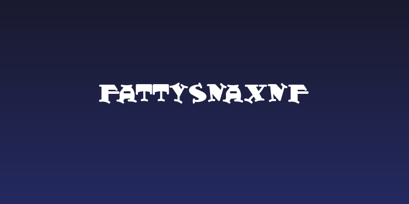 FattySnaxNF Social Header