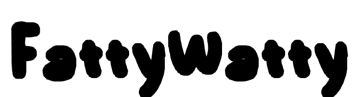 FattyWatty  Descarca Fonturi Gratis