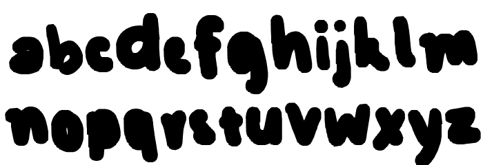 FattyWatty Font LOWERCASE