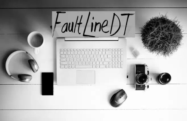 FaultLineDT Font examples