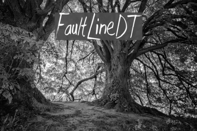FaultLineDT Font examples