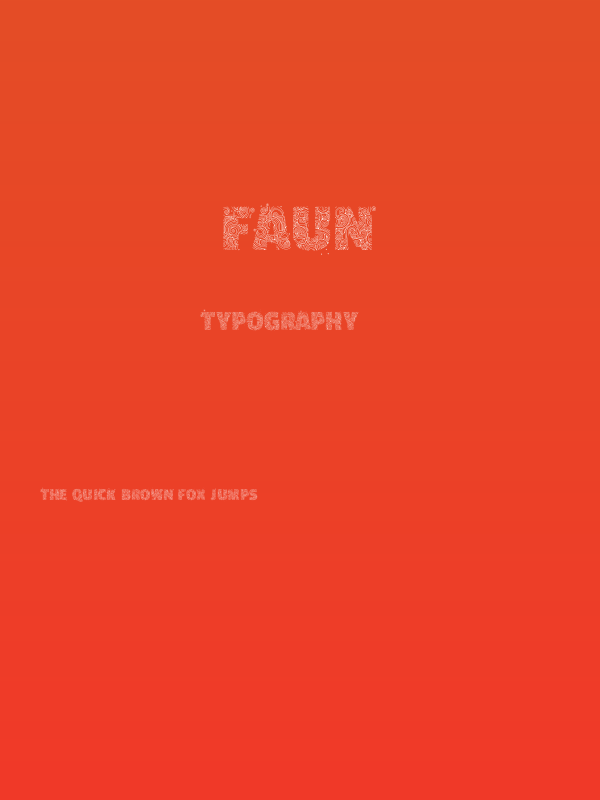 Faun Poster