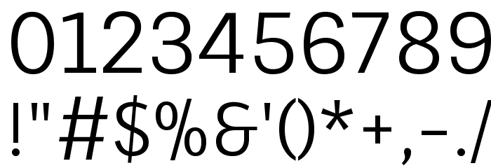 Fauna One Font OTHER CHARS