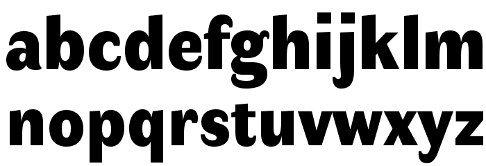Faune Black Font LOWERCASE