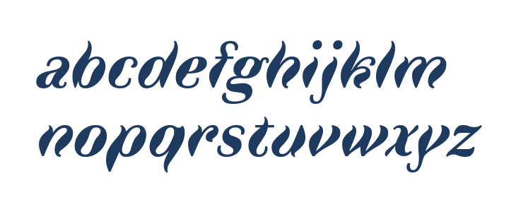 Faune BoldItalic Lowercase