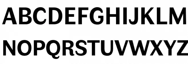 Faune Text Bold Schriftart Groß