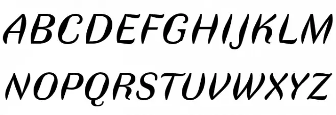 Faune Text Italic फ़ॉन्ट अपरकेस
