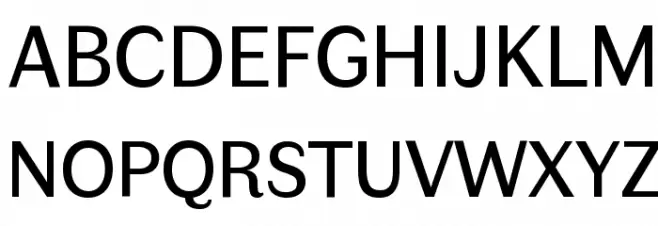 Faune Text 字体 大写