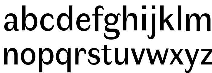 Faune Text Font LOWERCASE