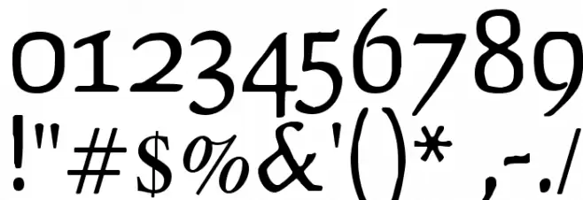 Faustant Font OTHER CHARS