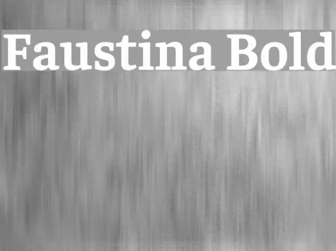 Faustina Bold examples
