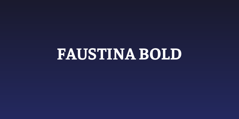 Faustina Bold Social Header