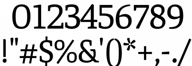 Faustina Regular Caratteri ALTRI CARATTERI