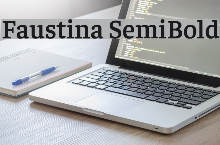 Faustina SemiBold Font examples