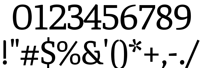 Faustina VF Beta Regular Font OTHER CHARS