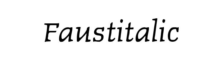 Faustitalic  les polices de caractères gratuit tlcharger