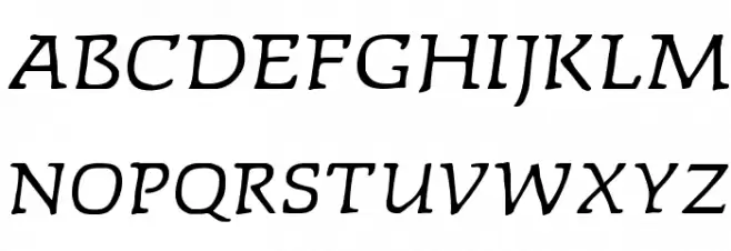 Faustitalic Schriftart Groß