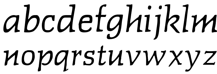 Faustitalic Font LOWERCASE