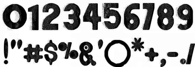 Faust(press) Font OTHER CHARS