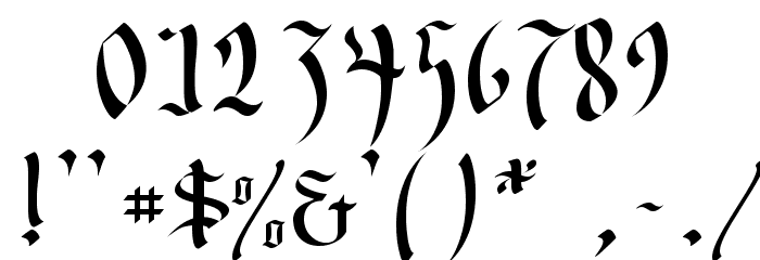 Faustus Font OTHER CHARS