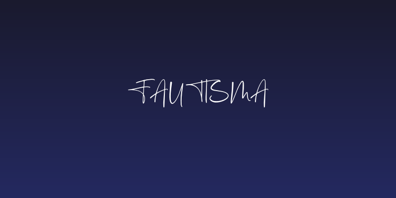 Fautisma Social Header