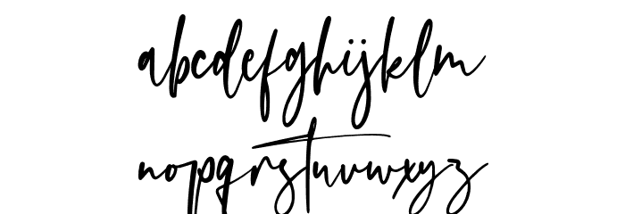 Fautisma Font LOWERCASE