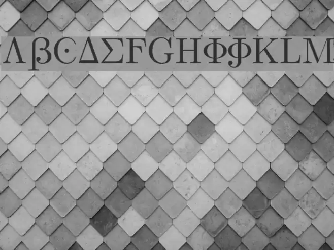 Faux Greeks Font examples